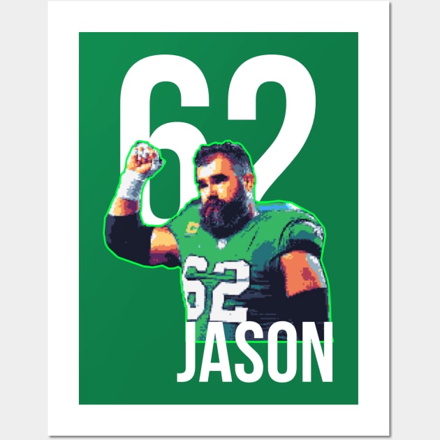 Jason kelce Wall Art by Qrstore